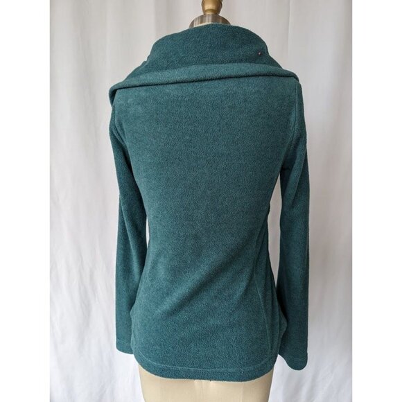 Royal Robbins Fleece Jacket Women's Size XS Green Full Zip Outdoor Hiking Collar - Picture 3 of 6